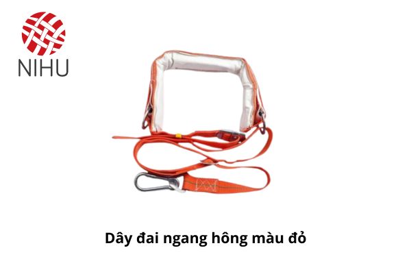 Dây ngang hông màu đỏ