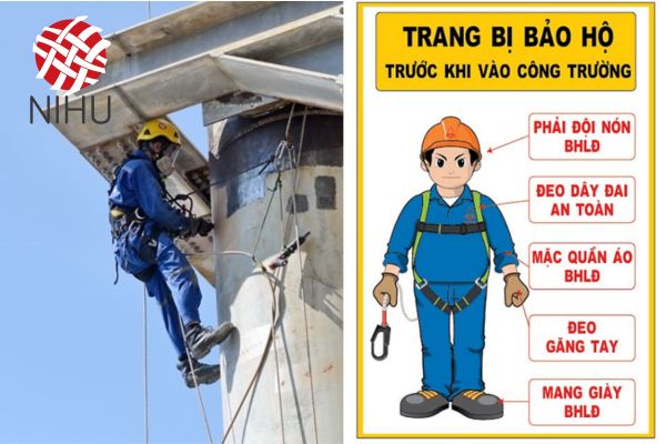 an toàn làm việc trên cao