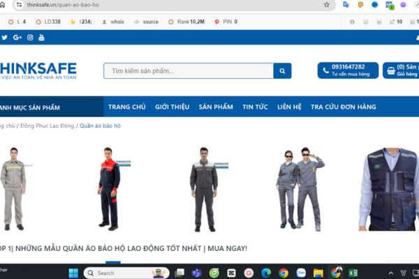 Cửa Hàng Quần Áo Lao Động Thinksafe