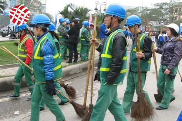 áo bảo hộ công nhân vệ sinh