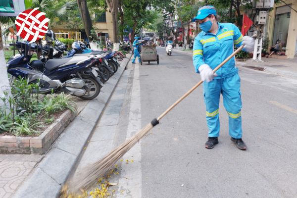 áo công nhân vệ sinh